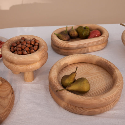 Benne Timber Fruit Bowl - Round Large