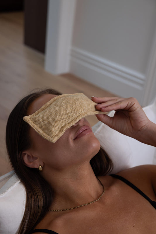 Eye Pillow - Burnt Butter Linen