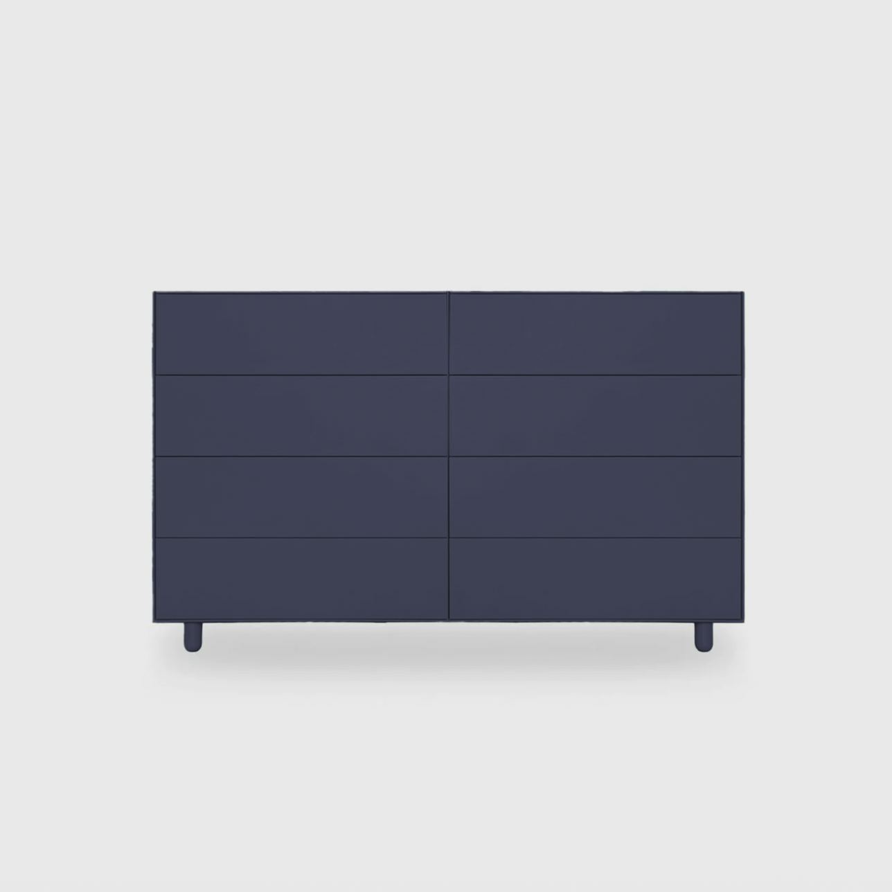 Slim 8 Drawer Lowboy - Colour