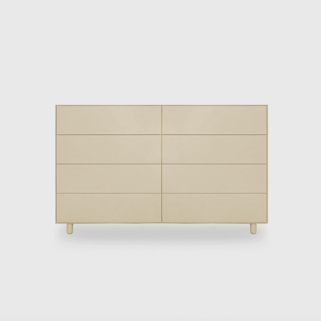 Slim 8 Drawer Lowboy - Colour