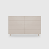 Slim 8 Drawer Lowboy - Colour