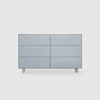 Slim 6 Drawer Lowboy - Colour