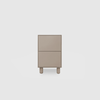 Slim 2 Drawer Bedside - Colour