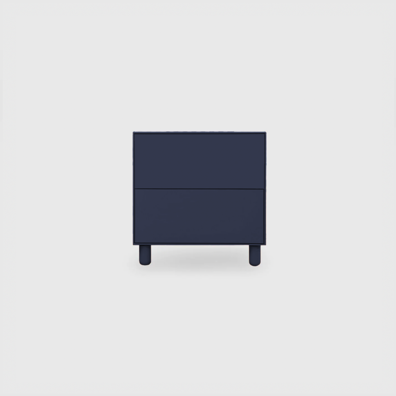 Slim 2 Drawer Wide Bedside - Colour