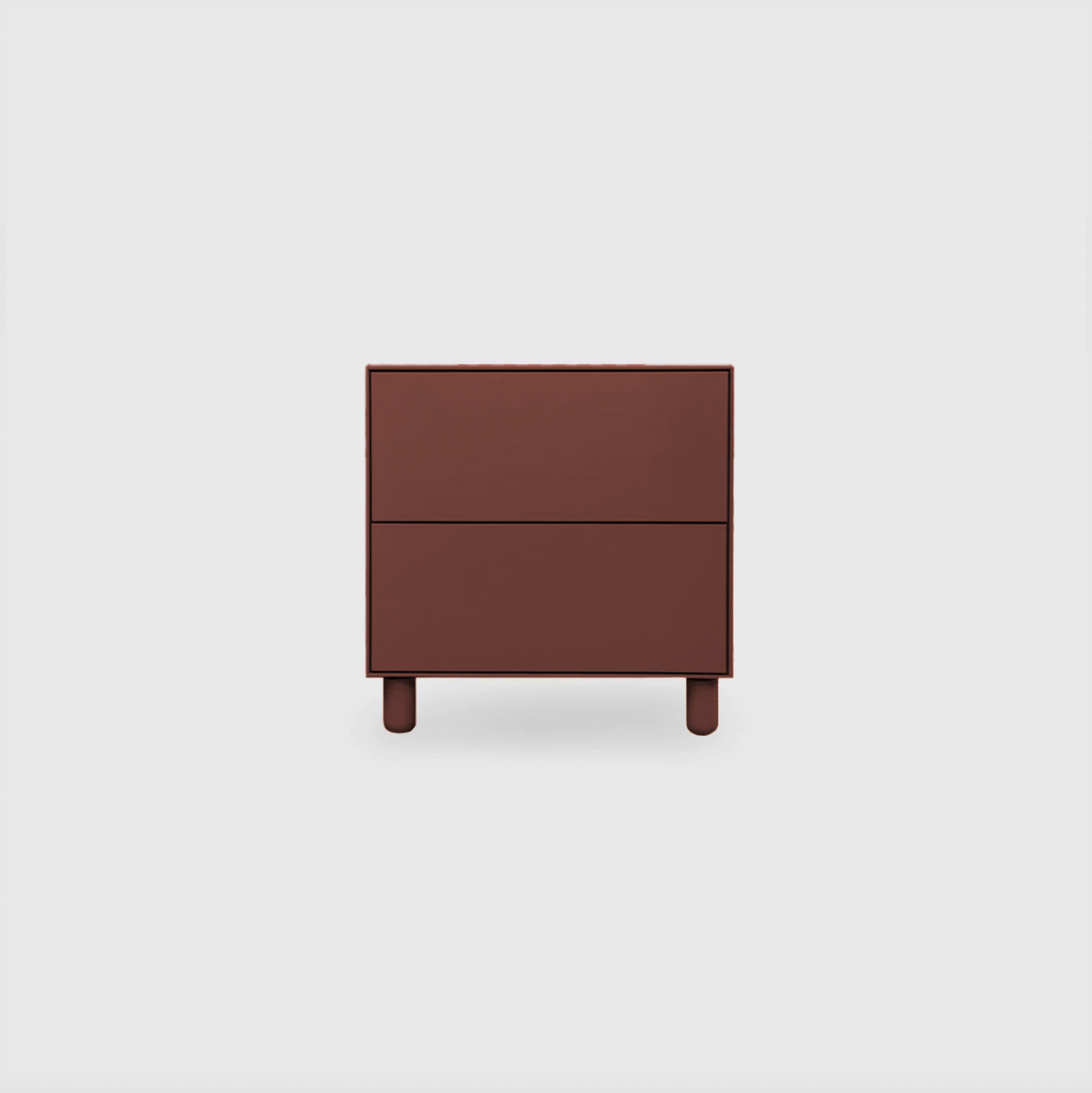 Slim 2 Drawer Wide Bedside - Colour