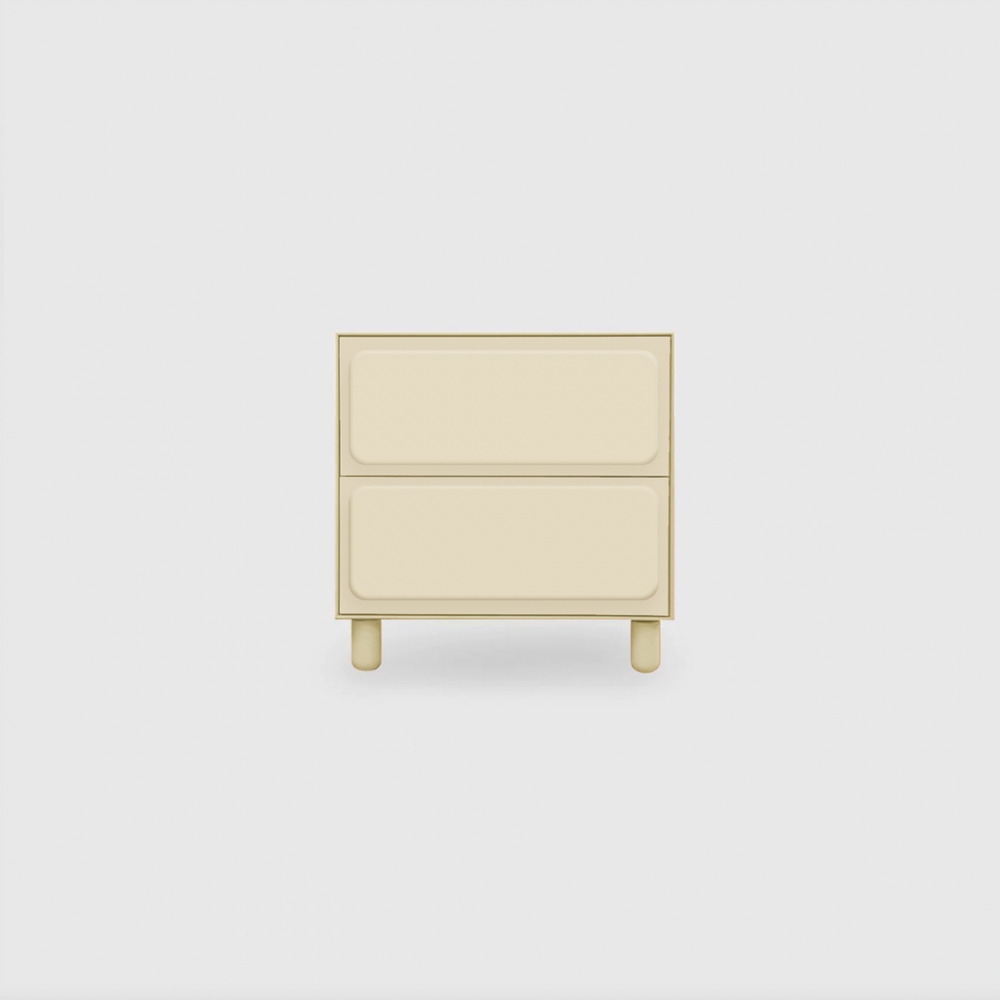 Forma 2 Drawer Wide Bedside - Colour