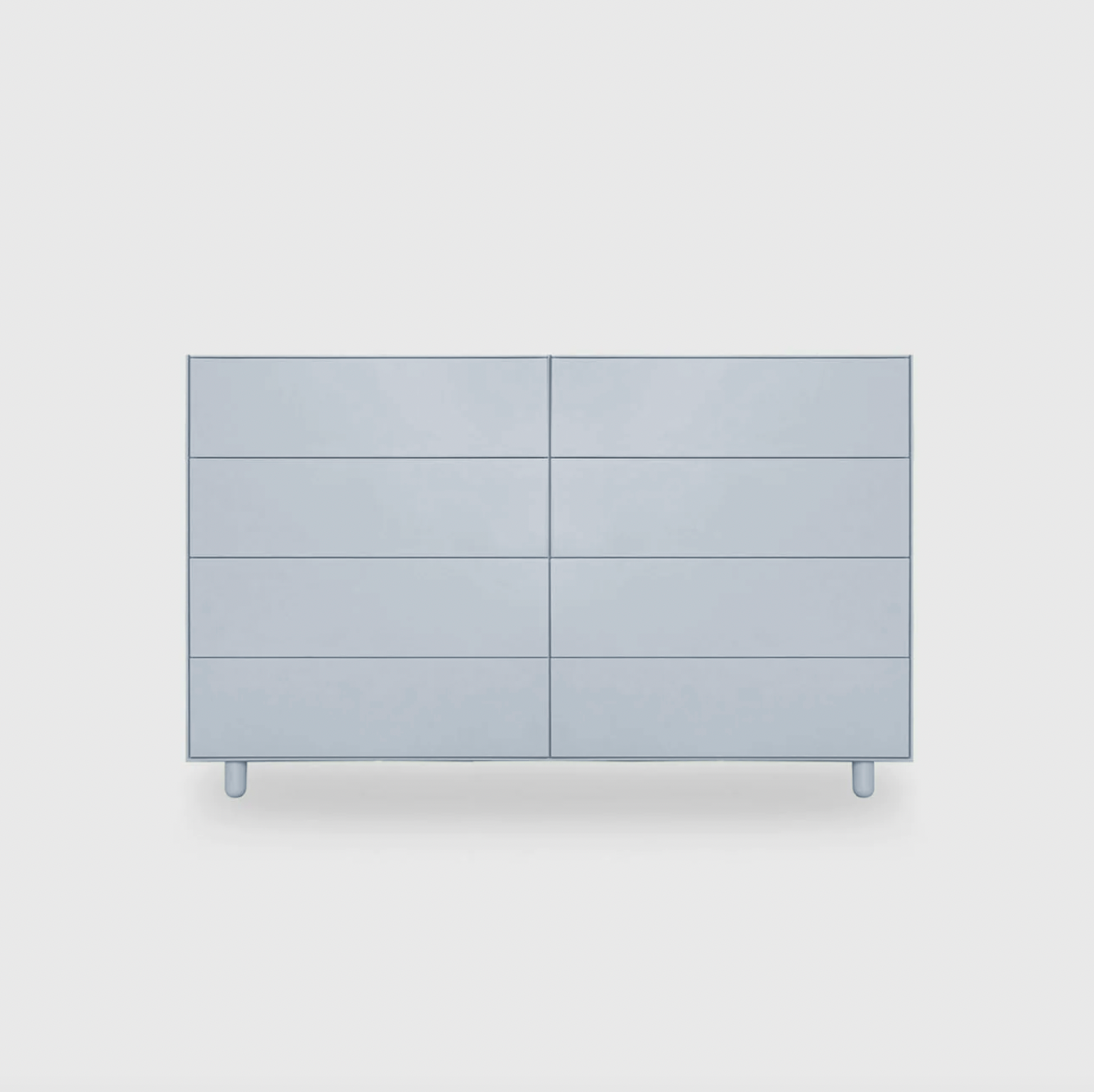 Slim 8 Drawer Lowboy - Colour