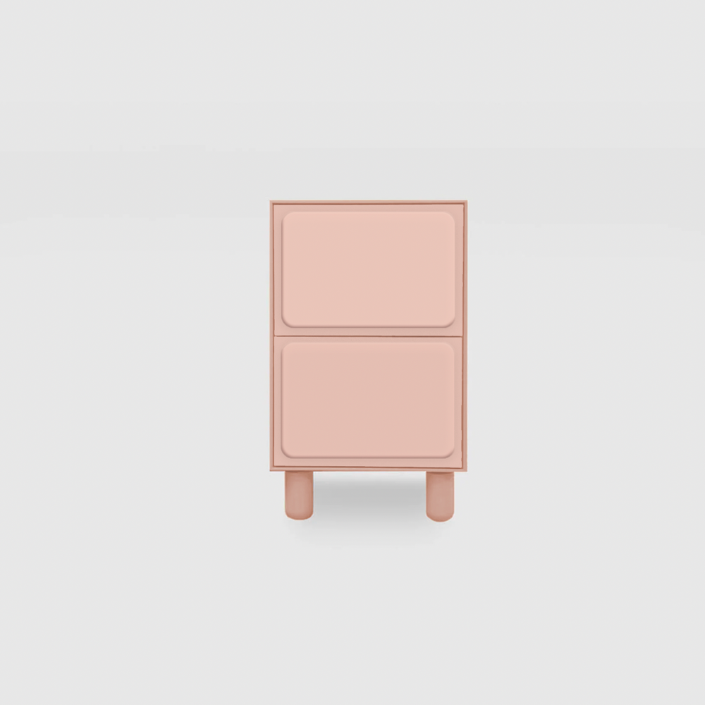 Forma 2 Drawer Bedside - Colour