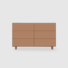 Slim 6 Drawer Lowboy - Colour