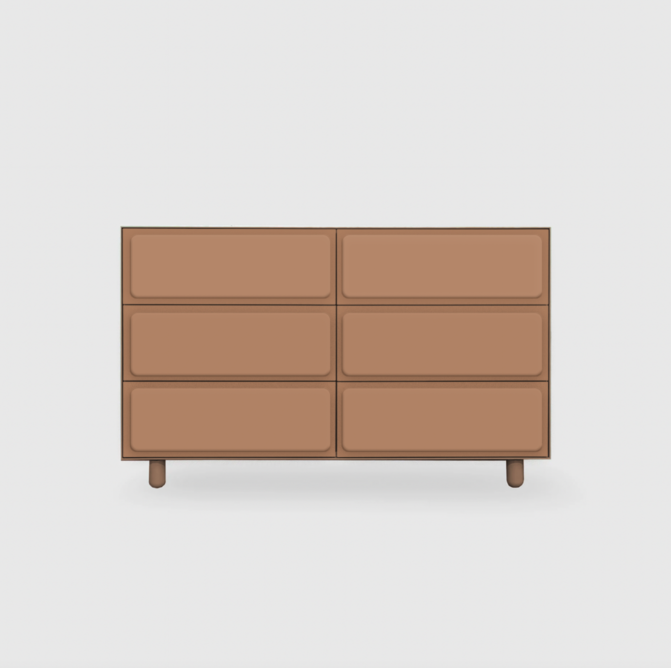 Forma 6 Drawer Lowboy - Colour