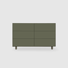 Slim 6 Drawer Lowboy - Colour