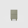 Slim 2 Drawer Bedside - Colour