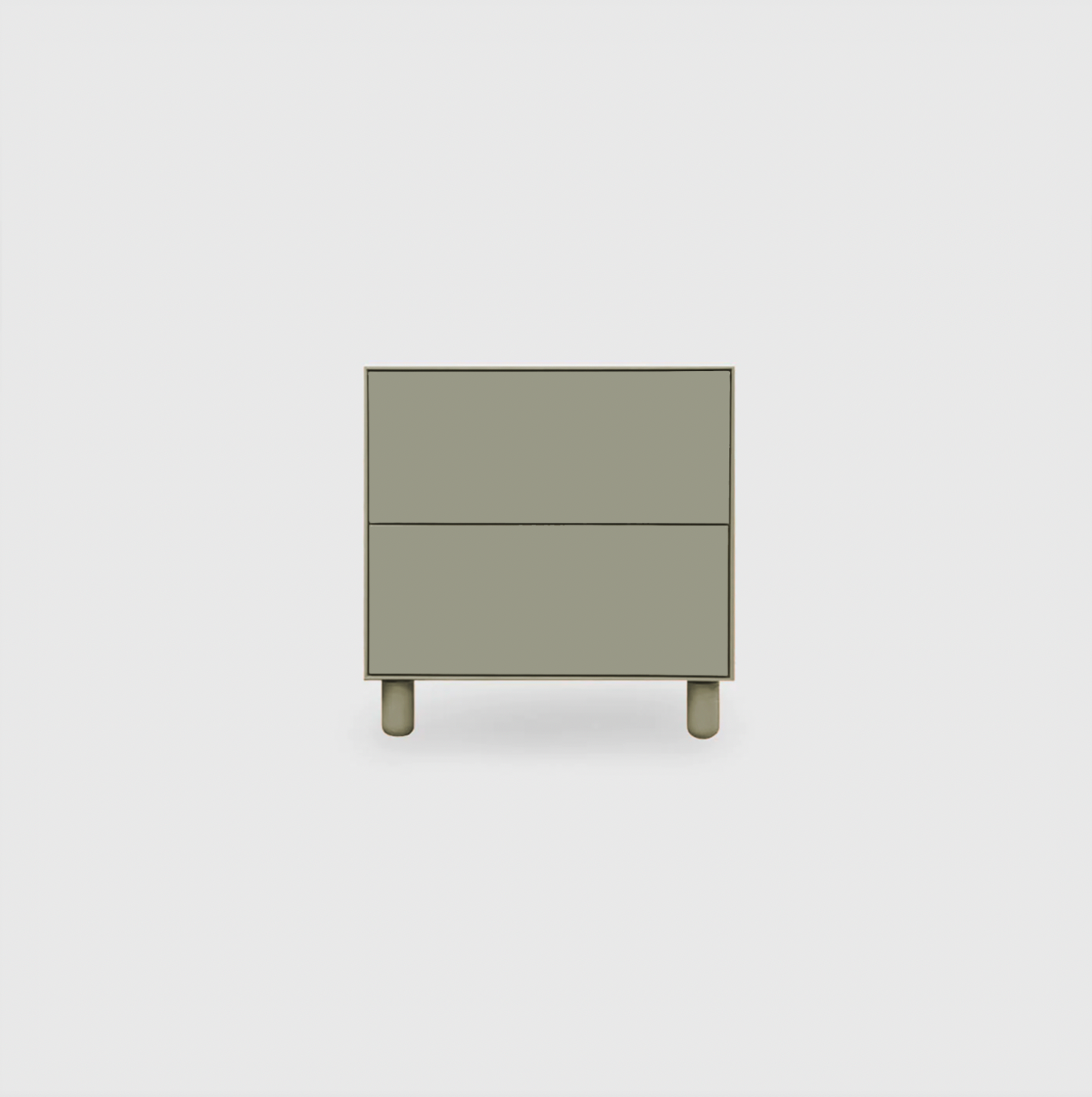 Slim 2 Drawer Wide Bedside - Colour