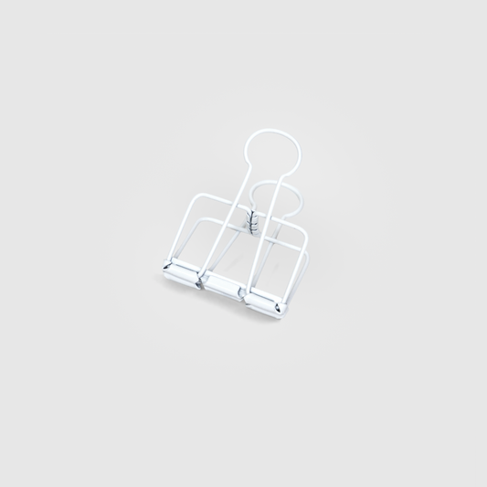 Bulldog Clip - White