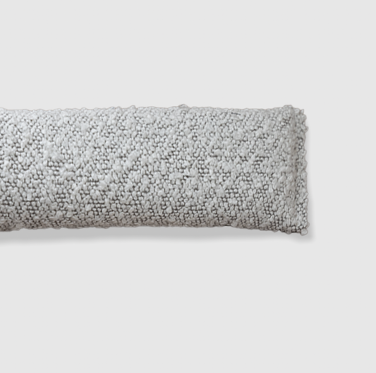 Draught Stopper - White Boucle