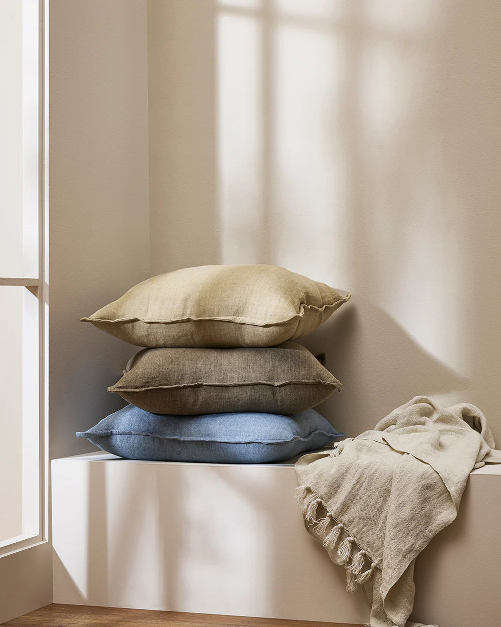 Cassia Cushion - Putty