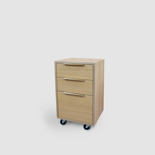 Boxed Oak 3 Drawer Study Buddy