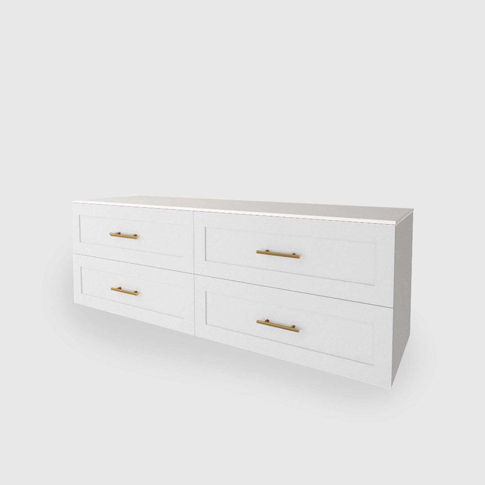 Furbelo 4 Drawer Vanity (2x2)