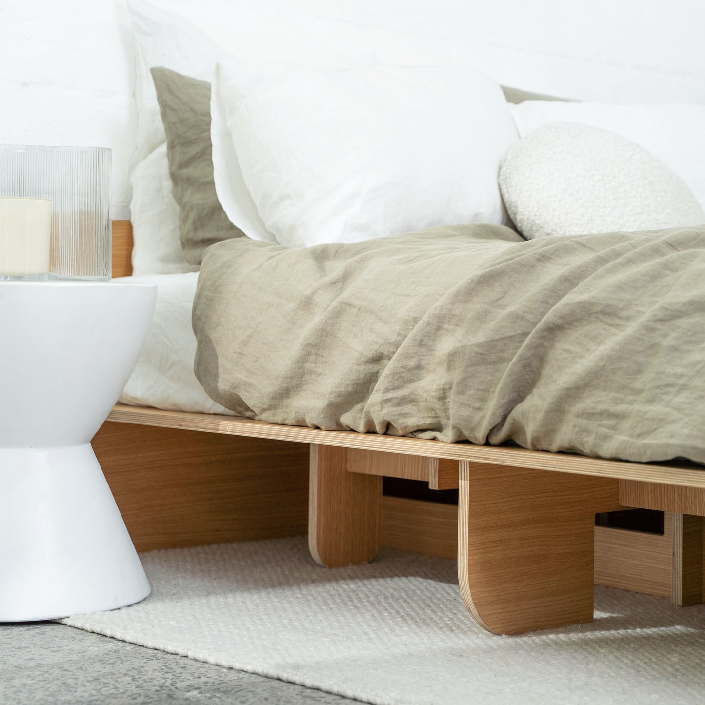 Mood Flat Timber Bed Base