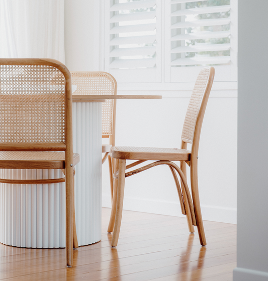 Woven Rattan Dining Chair